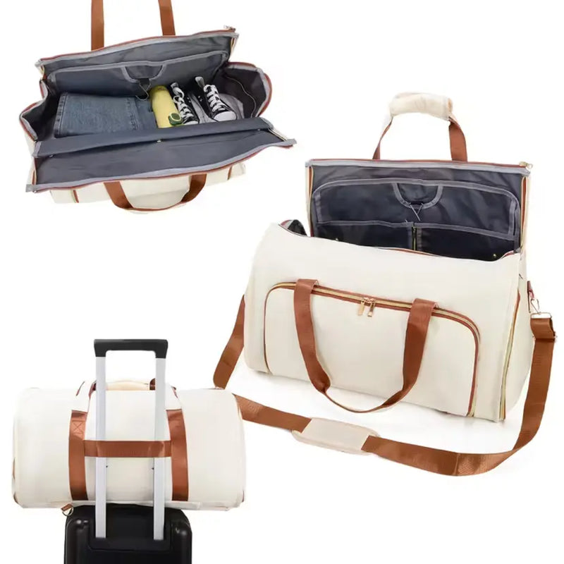 3-in-1 Waterproof Travel Duffel Bag – Garment & Sports Bag